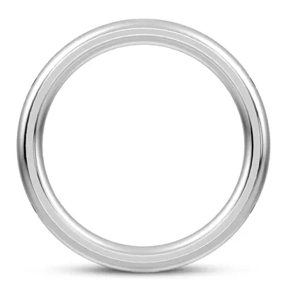 Black-White Contrast Eternity Band (6mm)