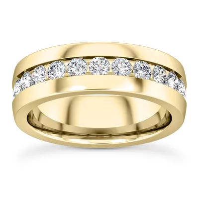 Ara Grande Men's Lab Eternity Wedding Band