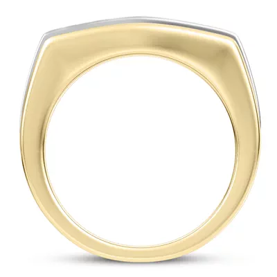 Graduating Round Channel-Set Lab Diamond Band (6.7mm)