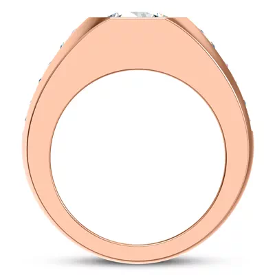 Ala Channel Set Lab Diamond Engagement Ring