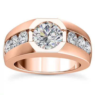 Ala Channel Set Diamond Engagement Ring