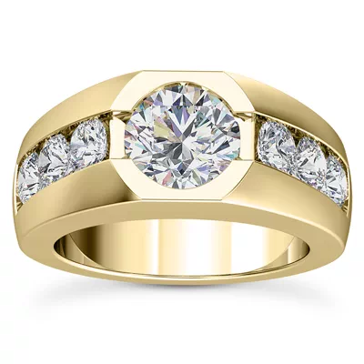 Ala Channel Set Diamond Engagement Ring