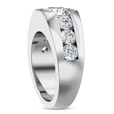 Ala Channel Set Diamond Engagement Ring