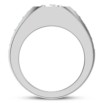 Ala Channel Set Diamond Engagement Ring