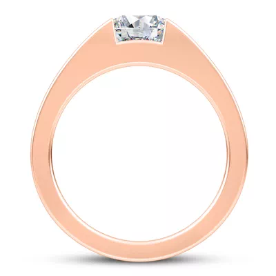 York Lab Princess Channel Set Engagement Ring