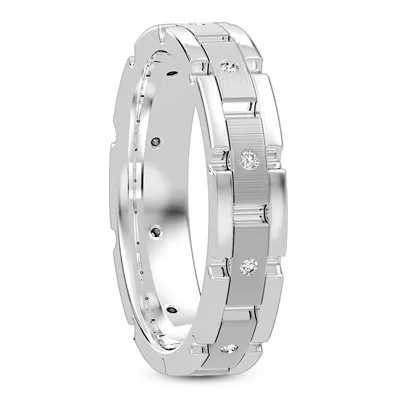 Crater Eternity Wedding Band