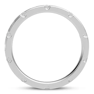 Crater Eternity Wedding Band