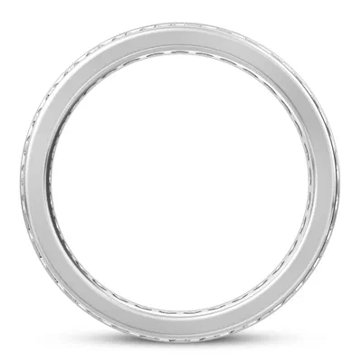 Double Row Lab Diamond Eternity Band (7mm)