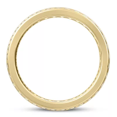 Double Row Lab Diamond Eternity Band (7mm)