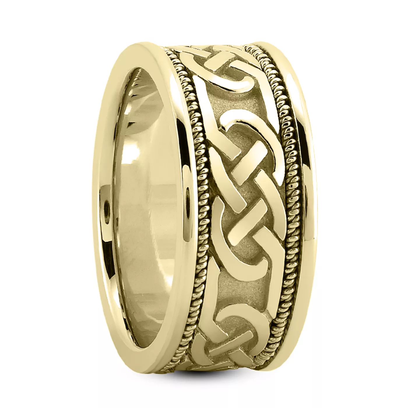 Celtic Knot Milgrain Band (7mm)