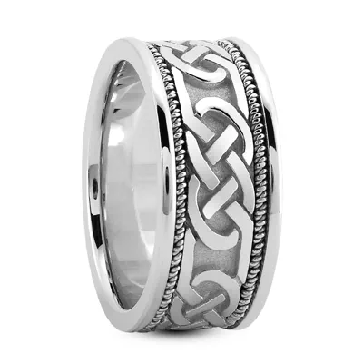 Celtic Knot Milgrain Band (7mm)