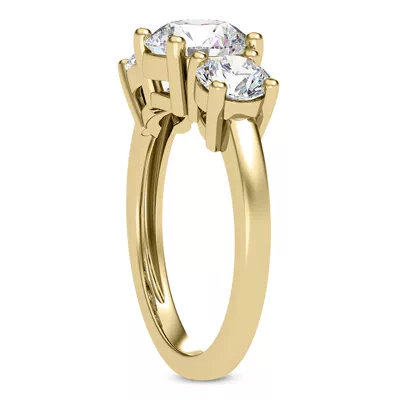 Tre Three-Stone Lab Engagement Ring (1.00ct. tw.)