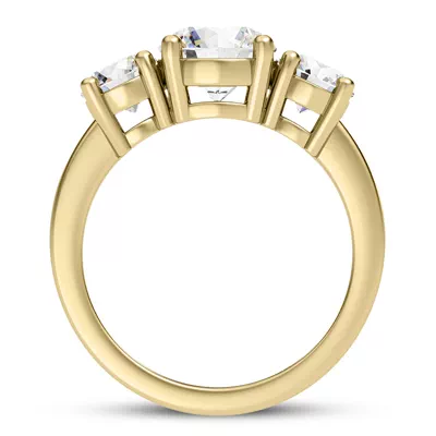 Tre Three-Stone Lab Engagement Ring (1.00ct. tw.)
