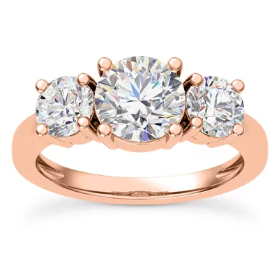 Tre Three-Stone Diamond Engagement Ring (1.00ct. tw.)