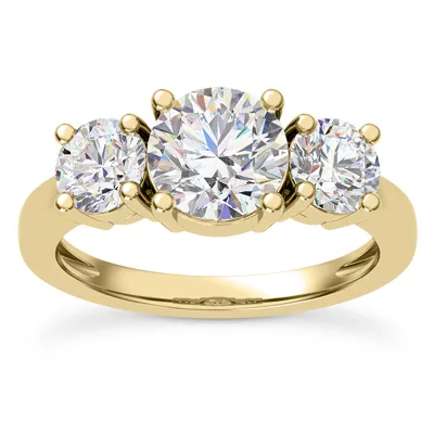 Tre Three-Stone Diamond Engagement Ring (1.00ct. tw.)