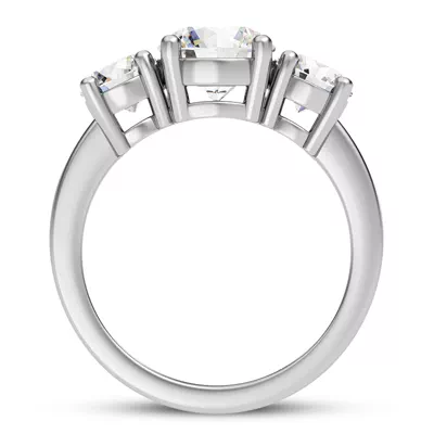 Tre Three-Stone Diamond Engagement Ring (1.00ct. tw.)