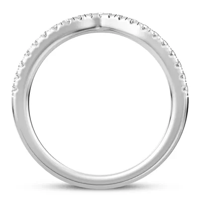 Maplewood Curved Pavé Band