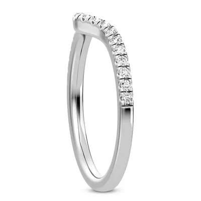 Maplewood Curved Pavé Band