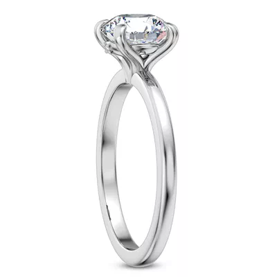 Solo Diamond Accent Solitaire Engagement Ring