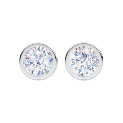 Lumina Classic Bezel Earrings