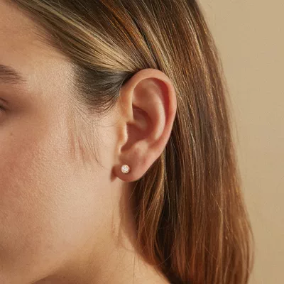 Lumina Classic Bezel Earrings