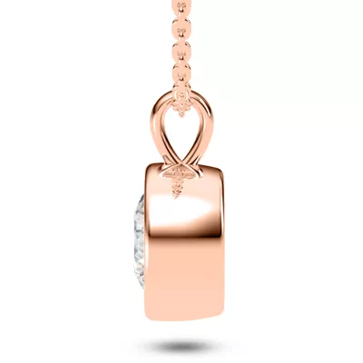 Lumina Classic Solitaire Bezel Pendant