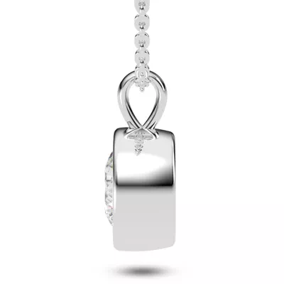 Lumina Classic Solitaire Bezel Pendant