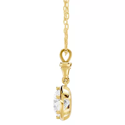 Finial Solitaire Pendant