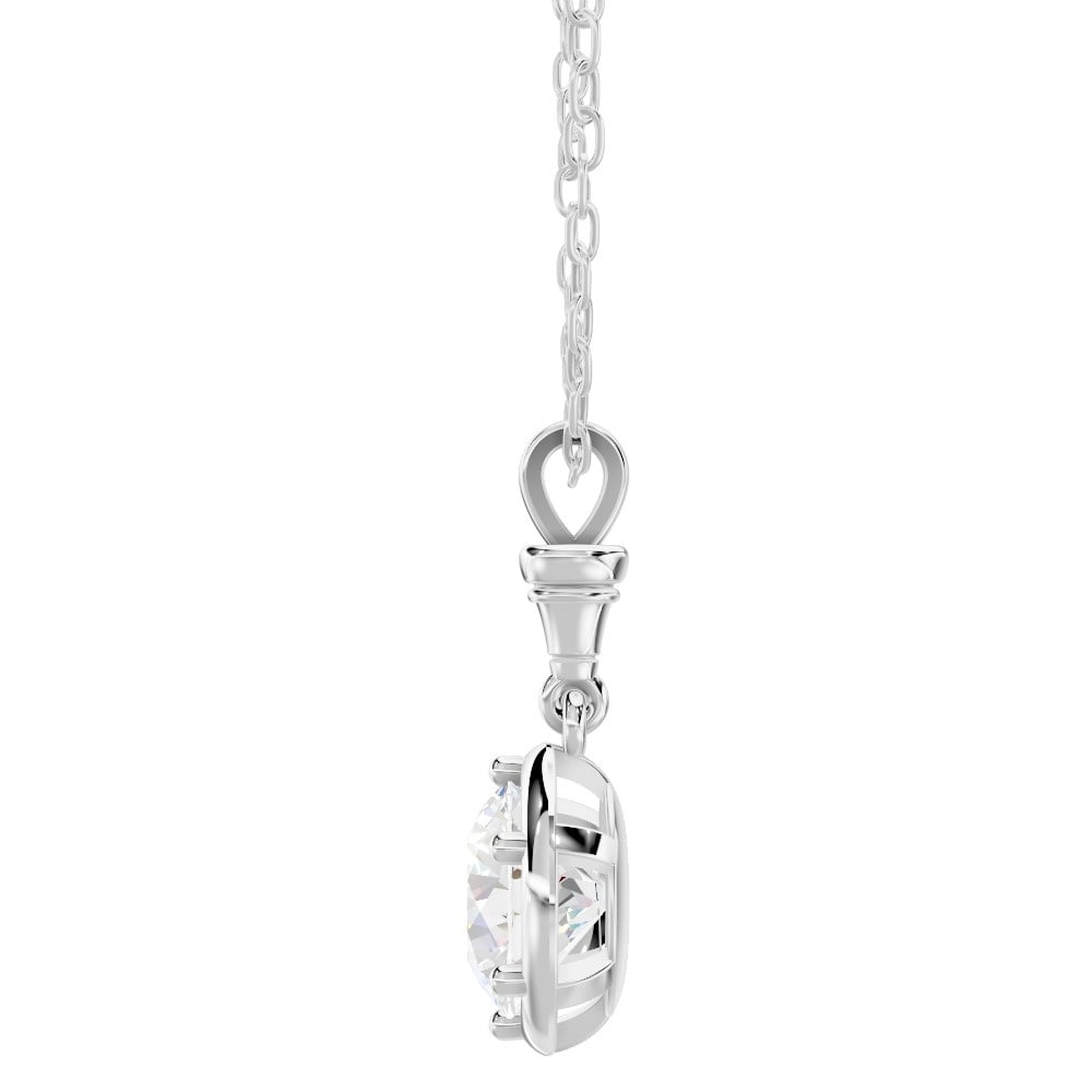 Finial Solitaire Pendant