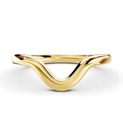 Stacy Wide Curved Wedding Band