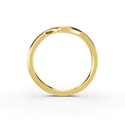 Stacy Wide Curved Wedding Band