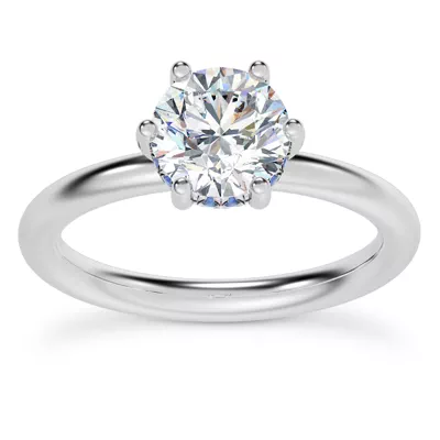 Colore Sapphire Hidden Halo Engagement Ring