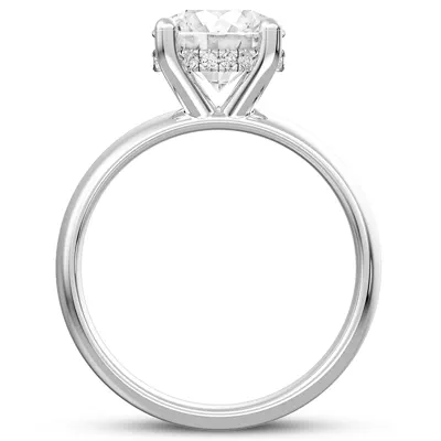 Monaco Wide Hidden Halo Solitaire (5MM)