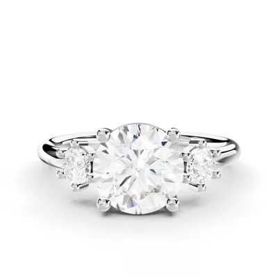 Marni Three-Stone Lab Engagement Ring (0.25 ct. tw.)