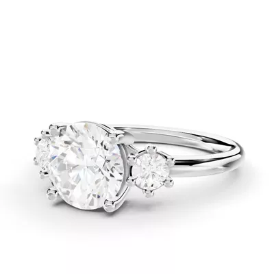 Marni Three-Stone Lab Engagement Ring (0.25 ct. tw.)