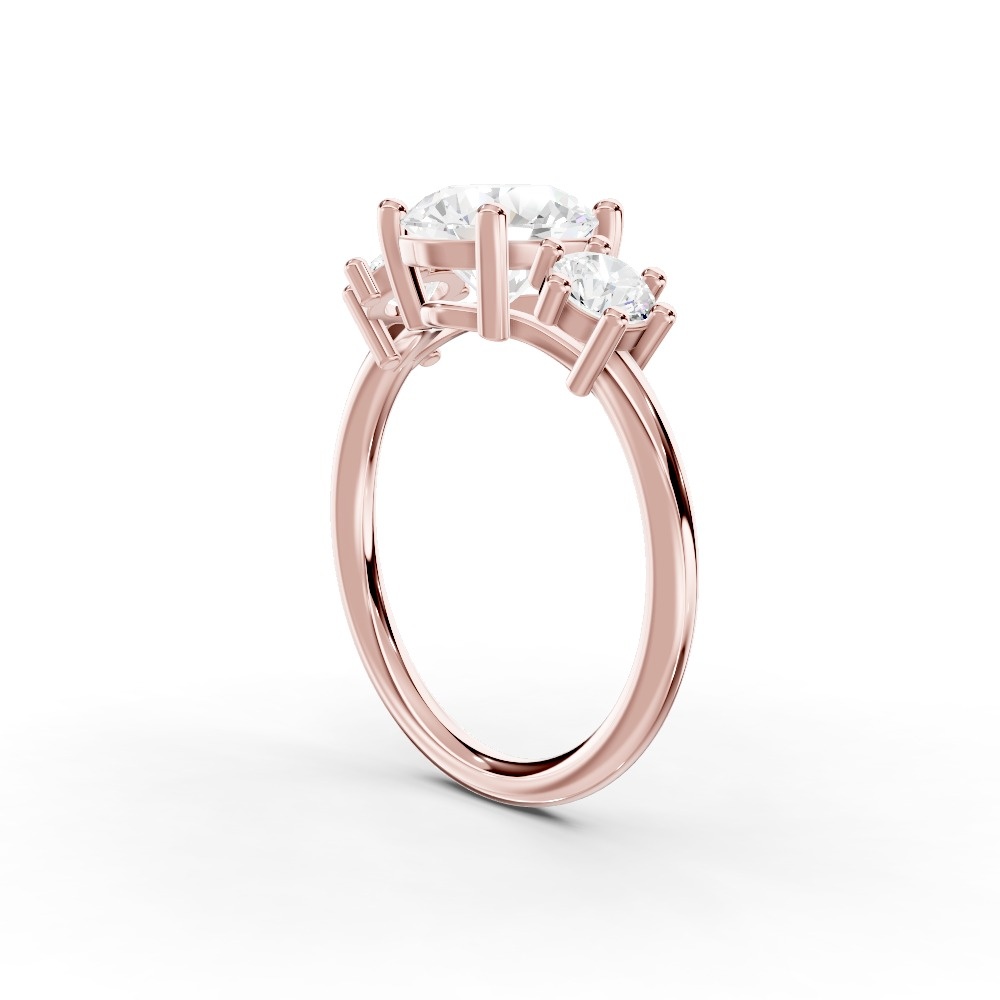 Marni Three-Stone Lab Engagement Ring (0.50 ct. tw.)