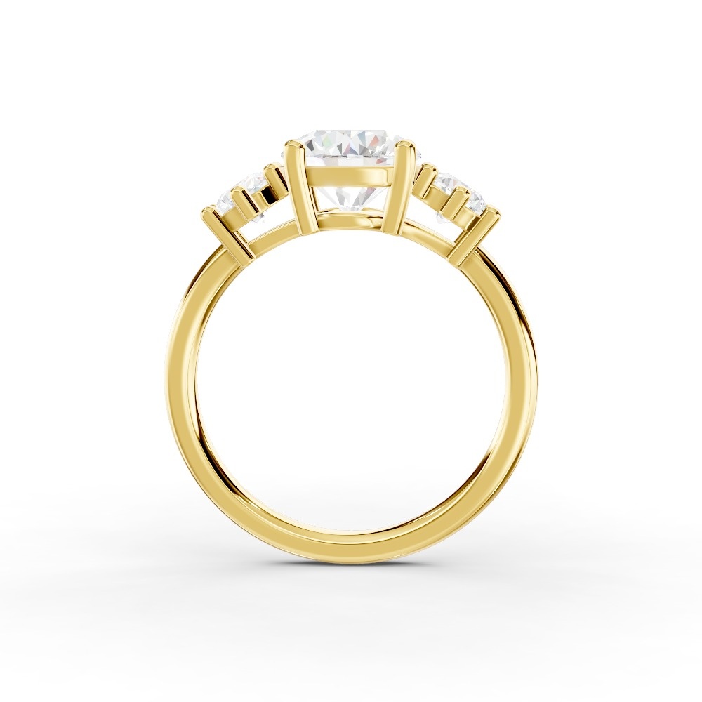 Marni Three-Stone Lab Engagement Ring (0.50 ct. tw.)