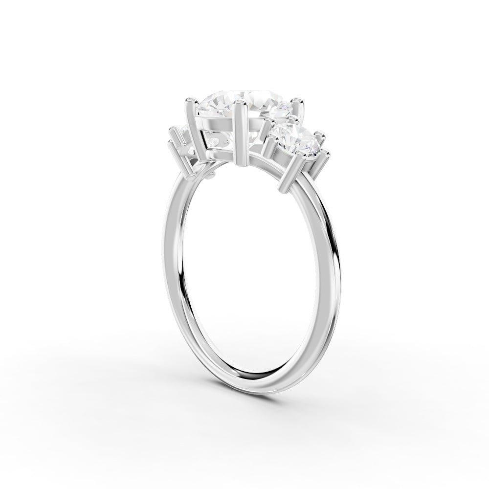 Marni Three-Stone Lab Engagement Ring (0.50 ct. tw.)