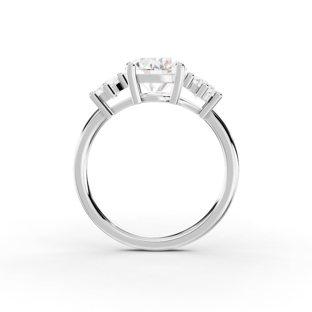 Marni Three-Stone Lab Engagement Ring (0.50 ct. tw.)