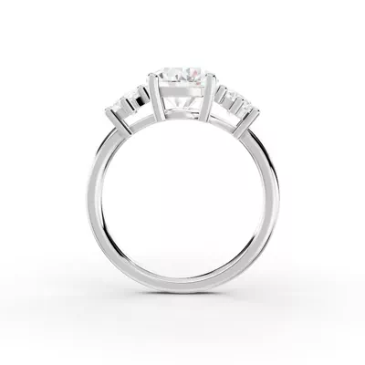Marni Three-Stone Lab Engagement Ring (0.50 ct. tw.)