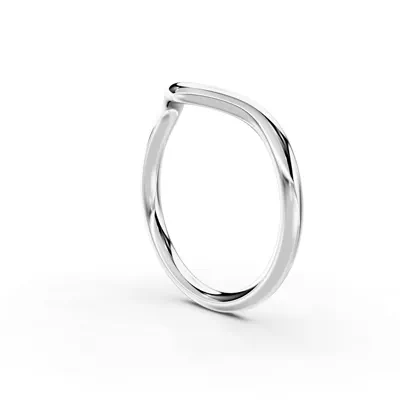 Marni Contour Wedding Band