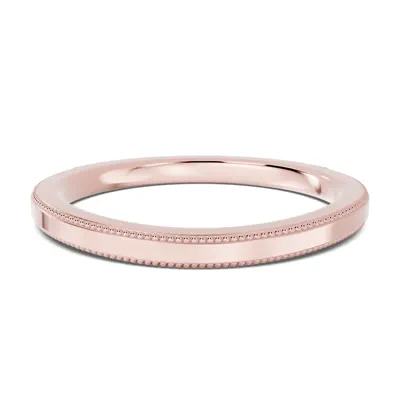 Milgrain Curved Band (1.5mm)
