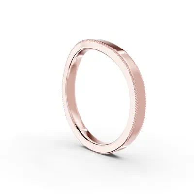 Milgrain Curved Band (2mm)