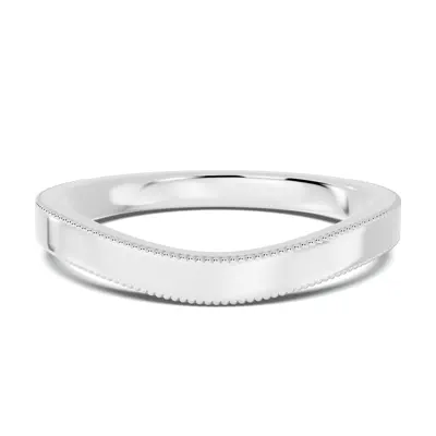 Milgrain Curved Band (2mm)