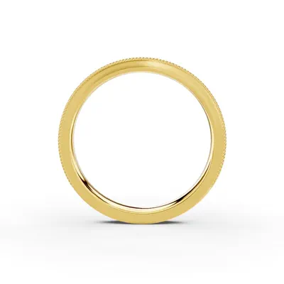 Milgrain Curved Band (2mm)
