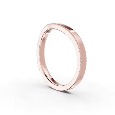 Milgrain Curved Band (2mm)
