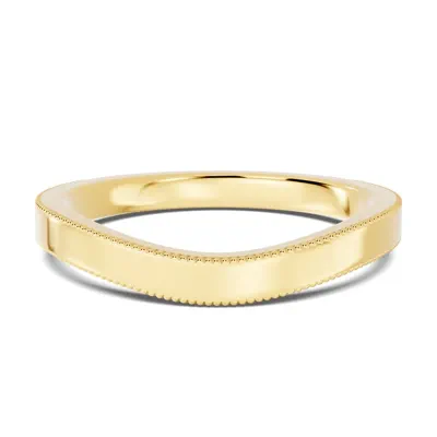 Milgrain Curved Band (2mm)
