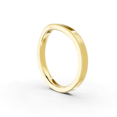 Milgrain Curved Band (2mm)