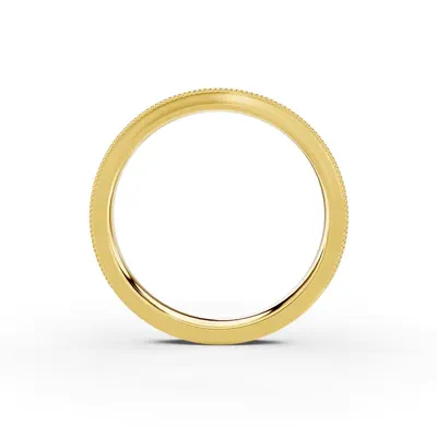 Milgrain Curved Band (2mm)