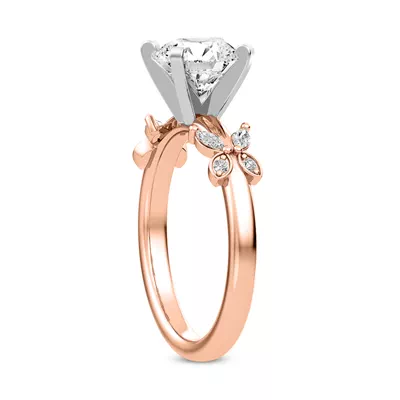 Butterfly Engagement Ring